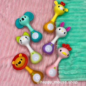 دندانگیر و جغجغه تعادلی و موزیکال حیوانات هولی تویزHola Toys مدل 3134 _اسباب بازی نوزادی